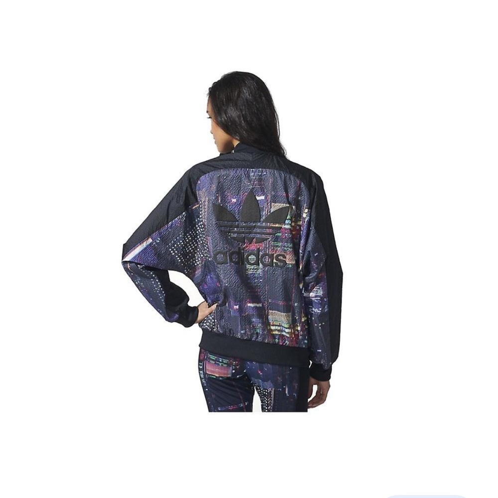 adidas Women's S19951 Tokyo Printed Superstar Track Jacket,